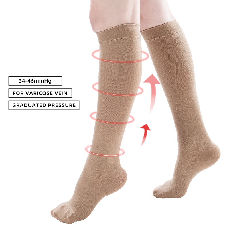 Compression Sleeve Calf - Medias de Compresión Médicas con Punta