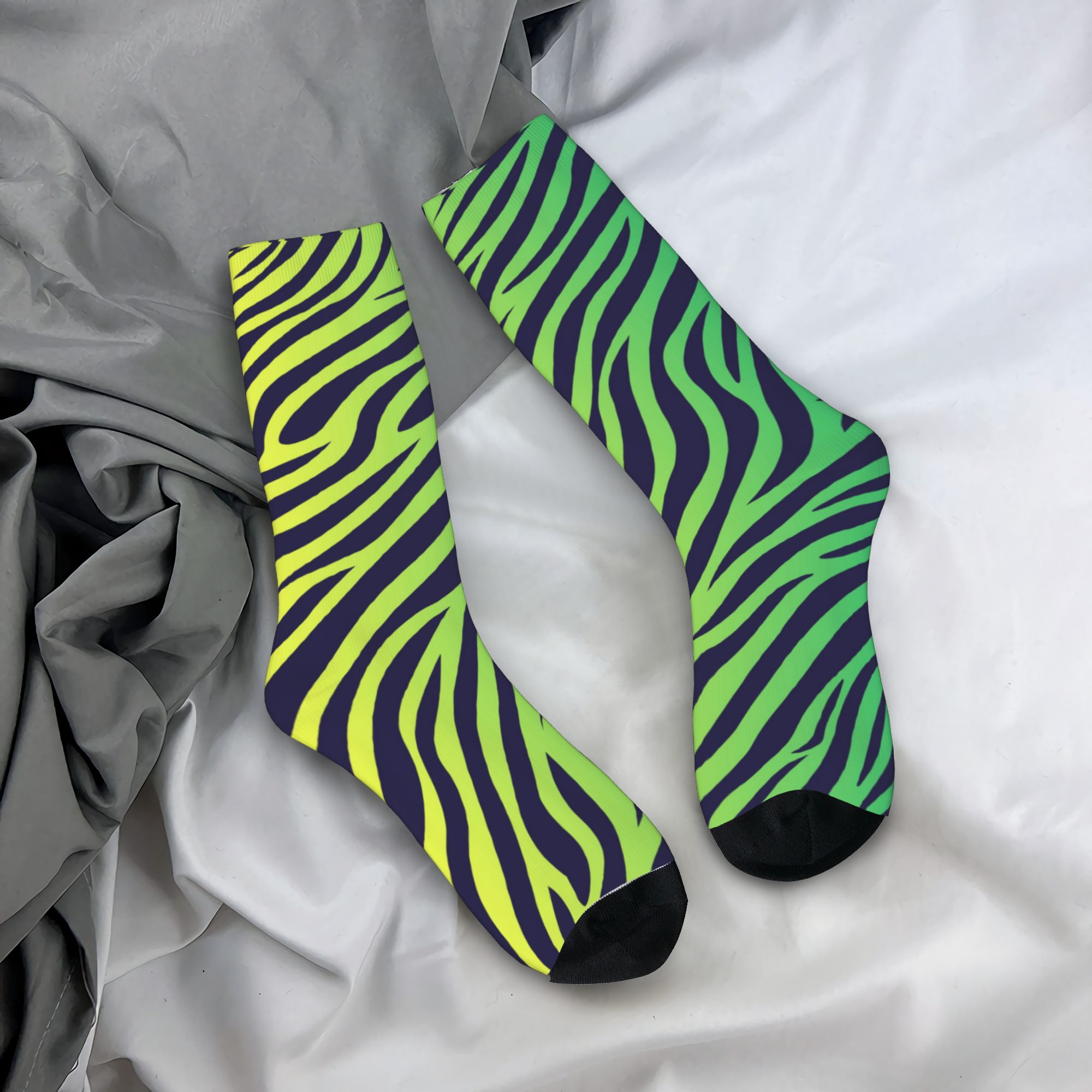 Dress Sock Men - Calcetines coloridos con estampado de piel