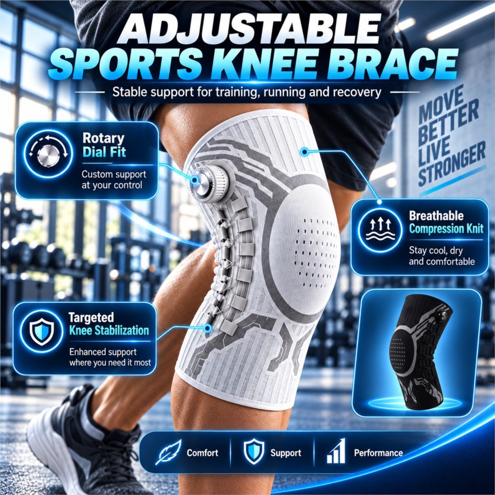 Rodillera inteligente con peri - Compression Sleeve Calf reseña y precio
